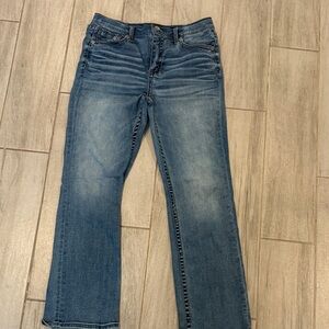 BKE Blue Faded Straight Jeans